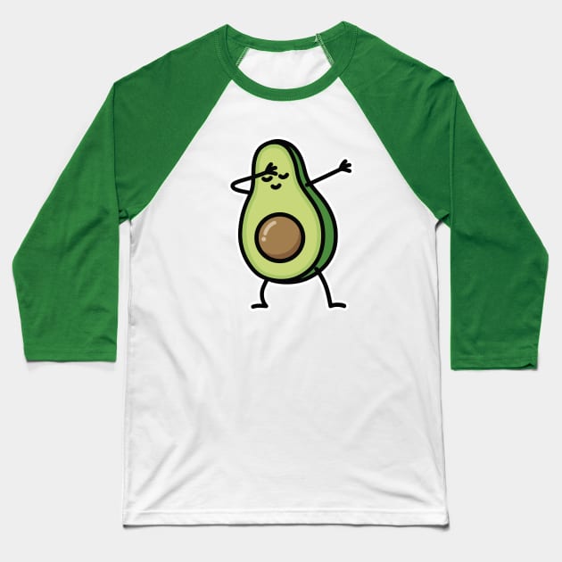 Avocado dab dabbing Baseball T-Shirt by LaundryFactory